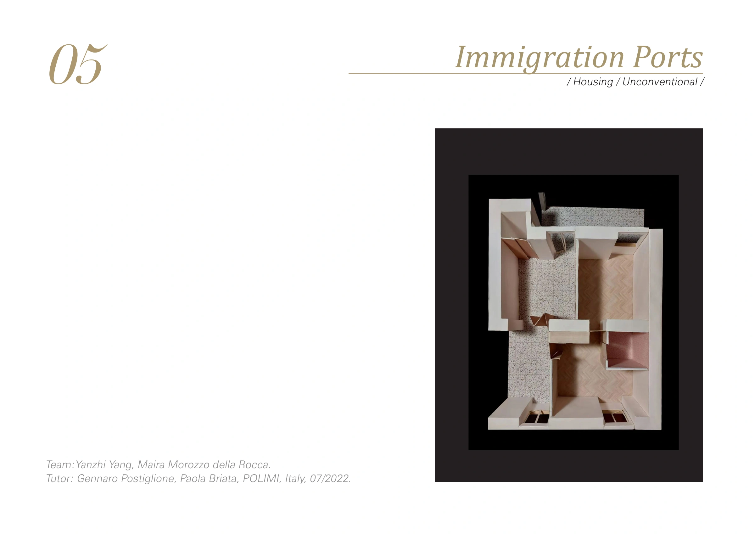 Immigration Ports: original project cover